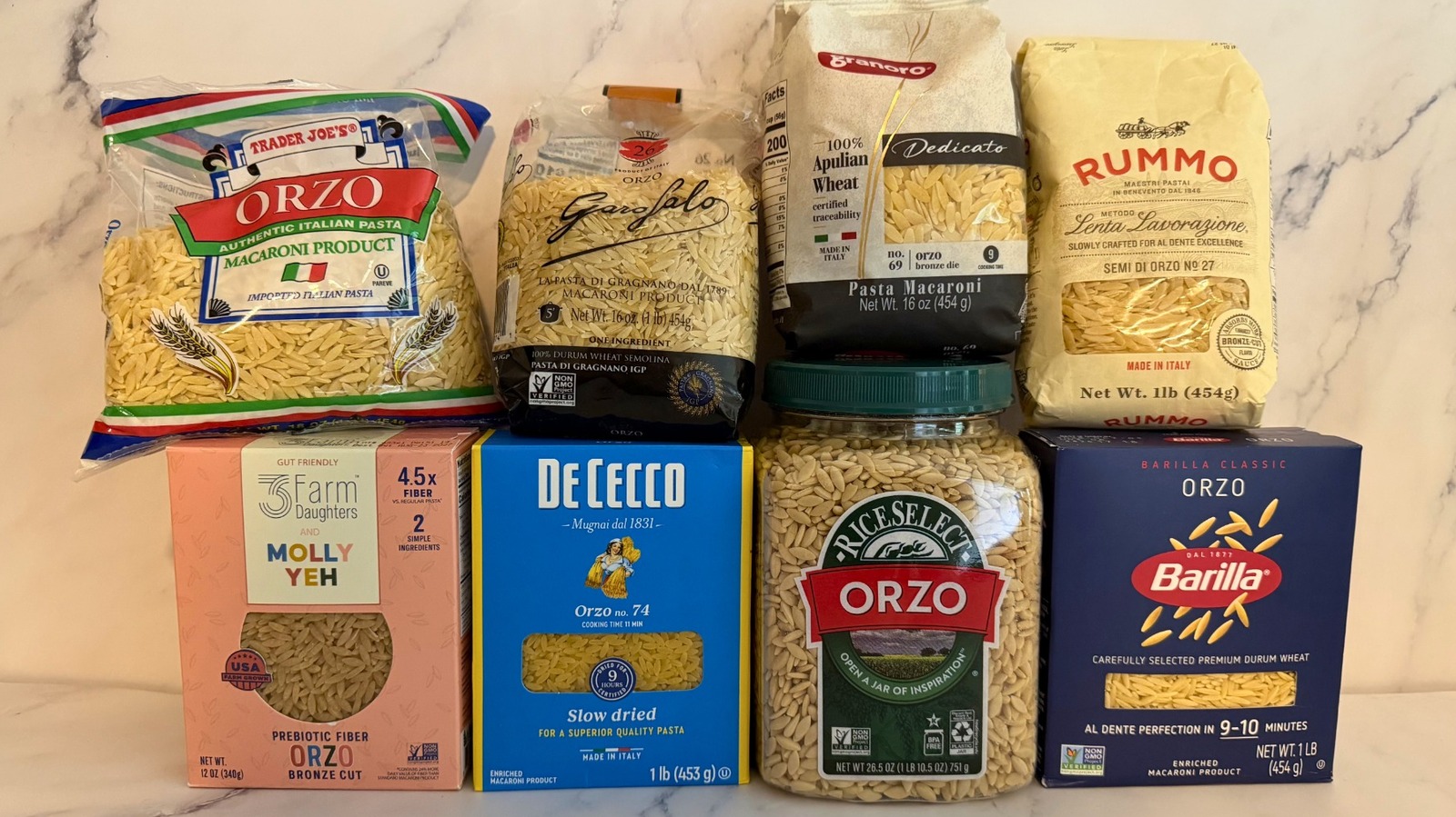 Trader Joe's 99-Cent Orzo Vs 7 Name Brands: I Found Which One Is Actually The Best - Tasting Table