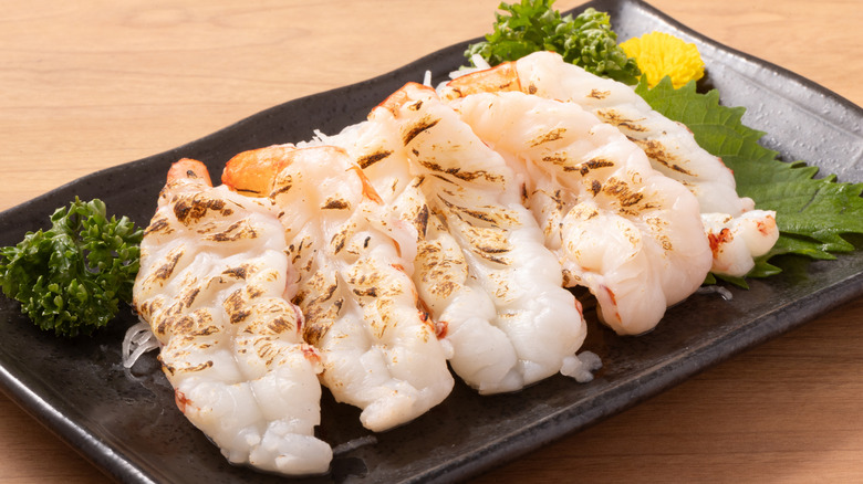 grilled argentinian red shrimp