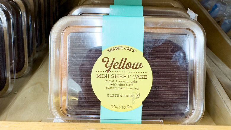 Trader Joe's yellow sheet cake