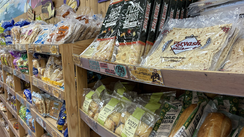baked goods on Trader Joe's shelves