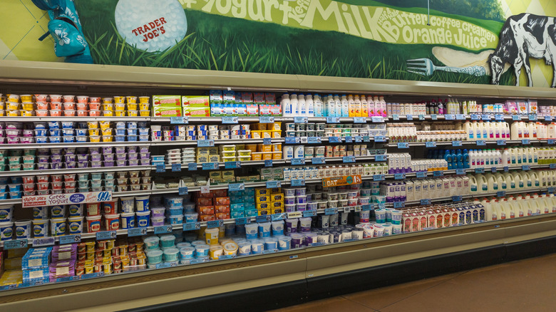Trader Joe's refrigerated aisle