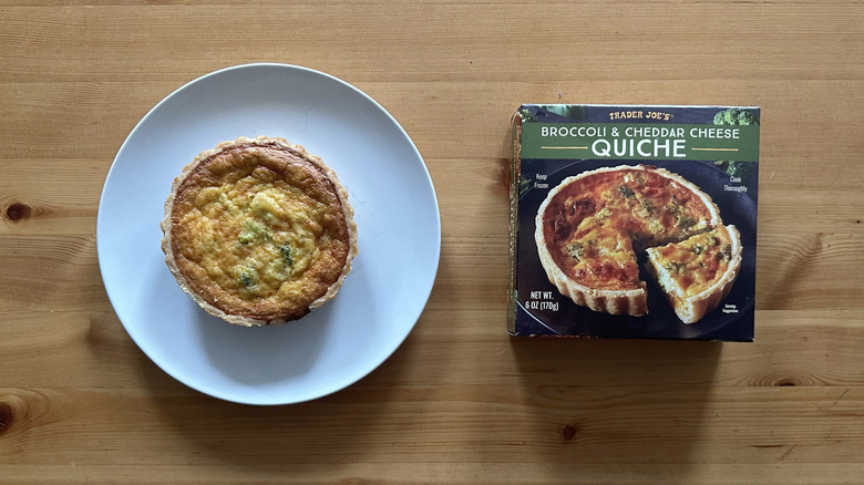 Trader Joe's Broccoli & Cheddar Cheese Quiche