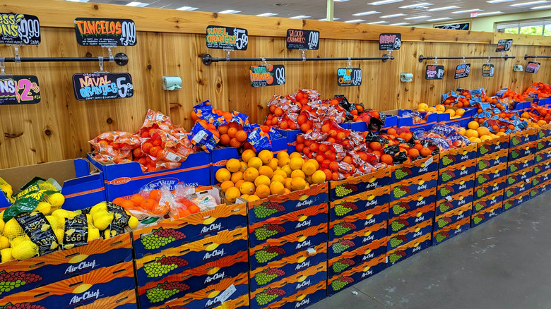 Large citrus selection at Trader Joe's