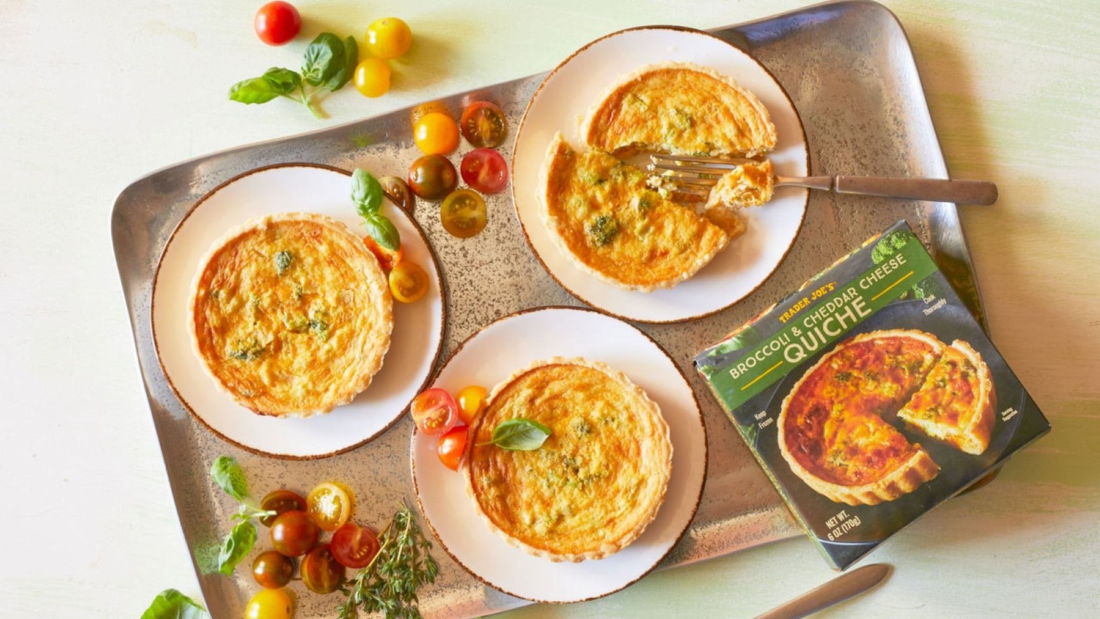 Trader Joe's Broccoli And Cheddar Quiches Are Back In Stores