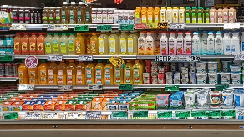 Trader Joe's selection of juices