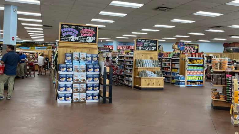 The inside of a Trader Joe's store