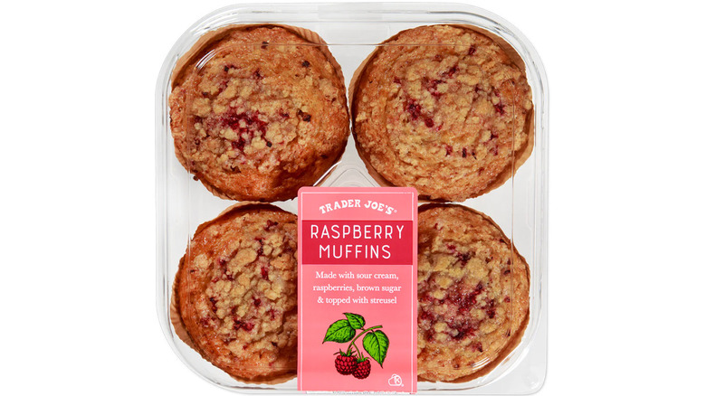Trader Joe's raspberry muffins