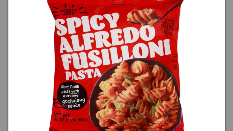 Traders Joe's spicy fusilloni pasta