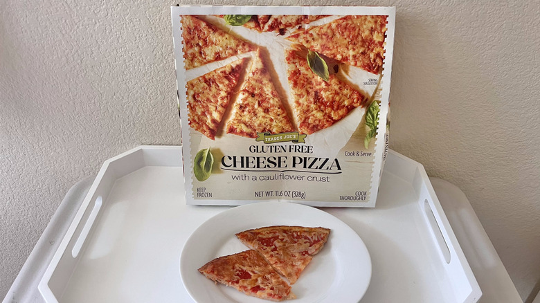 Slices of Gluten Free Cheese Pizza on a plate