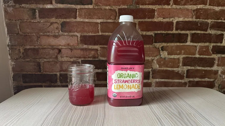 Trader Joe's organic strawberry lemonade