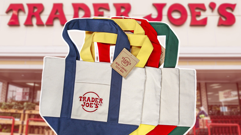 Trader Joe's mini tote bags