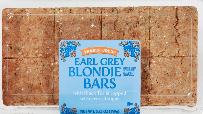 A stock image of Trader Joe's Earl Grey Blondie Bars