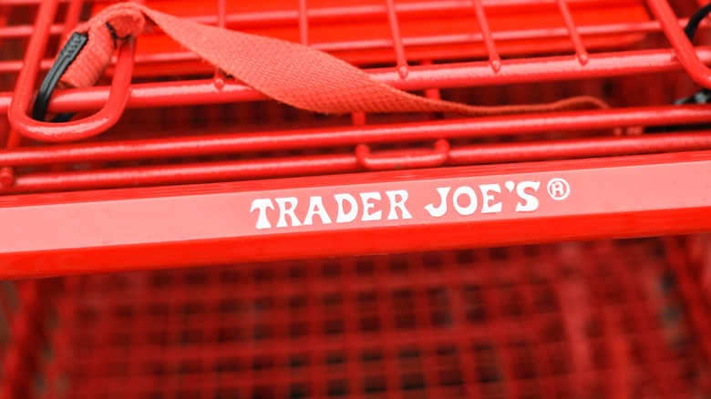 trader joe's red shopping cart