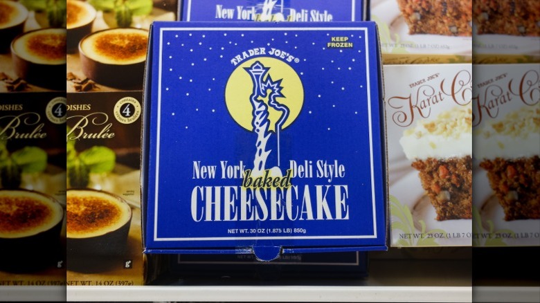 Trader Joe's New York deli style cheesecake box
