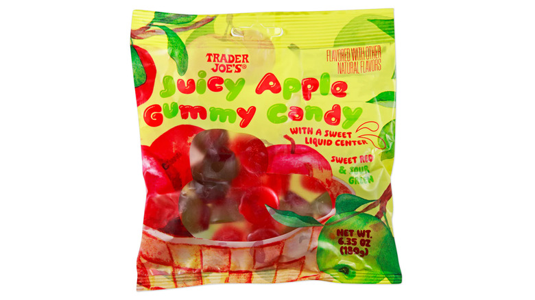 Bag of Juicy Apple Gummy Candy from Trader Joe's
