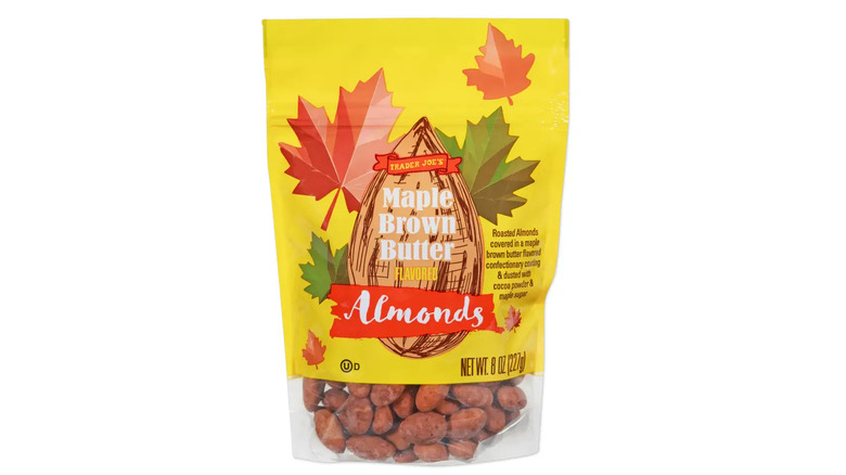 Bag of Maple Brown Butter Almonds from Trader Joe's