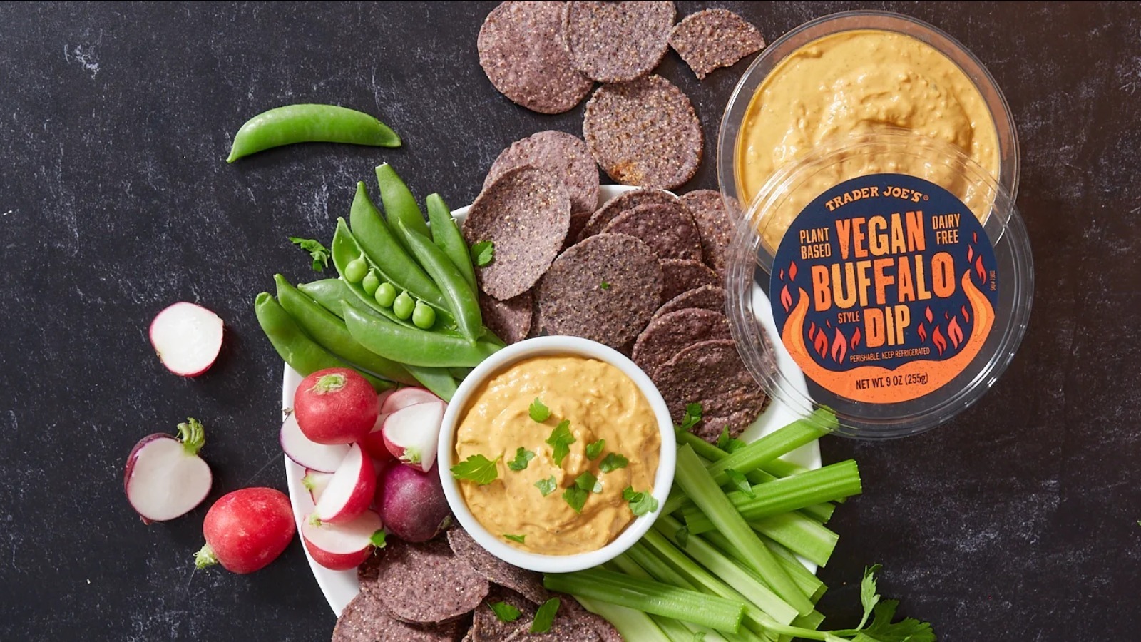 Trader Joe's Shoppers Are Loving Its New Vegan Buffalo Dip