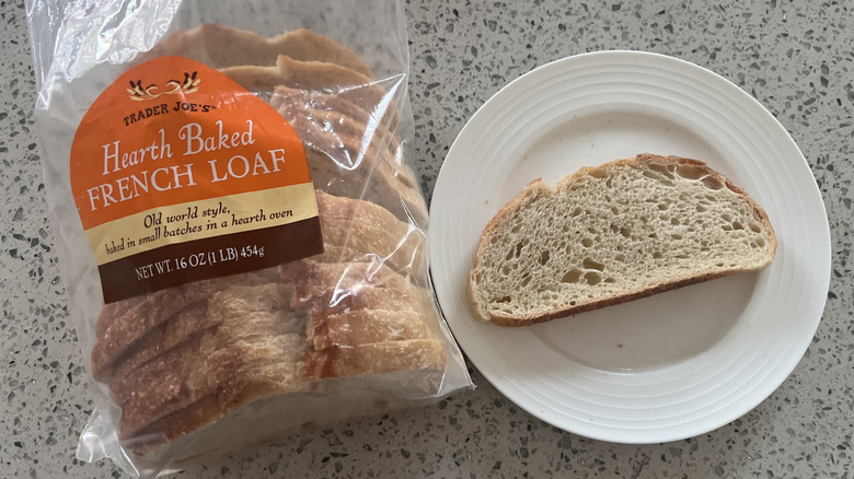 Hearth Baked French Loaf slice on a plate