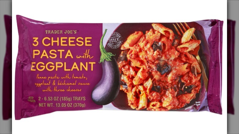 Trader Joe's 3 Cheese Pasta with Eggplant