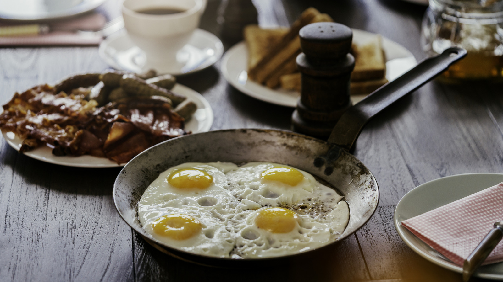 Transform Basic Fried Eggs With This Fridge Staple For A Major Flavor (And Protein) Boost