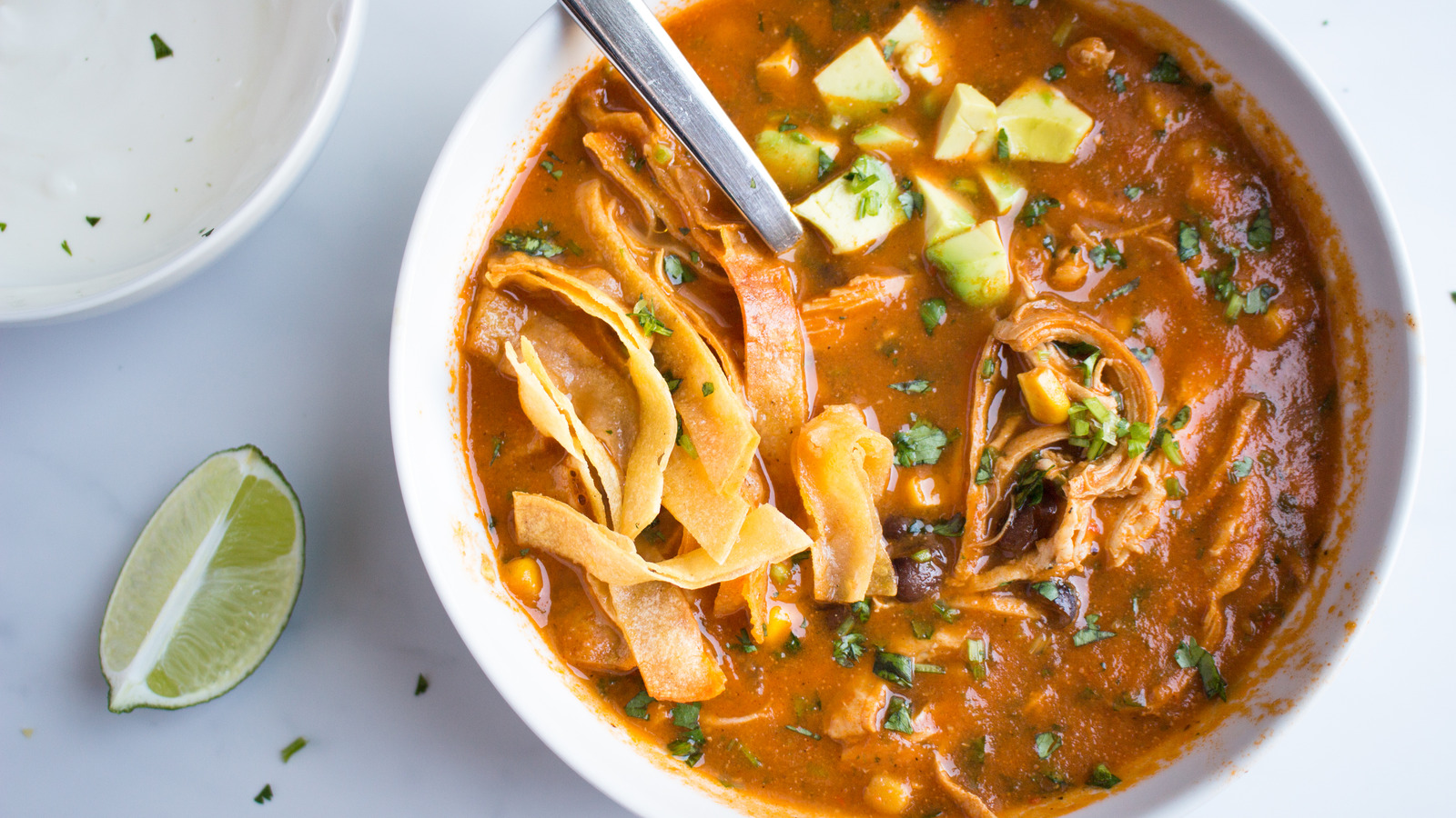 Transform Canned Chicken Tortilla Soup Into A Thick And Creamy Dip