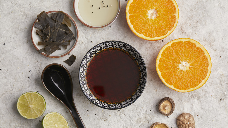 Ponzu sauce and its ingredients