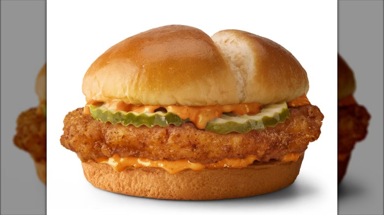 McDonald's Spicy McCrispy chicken sandwich