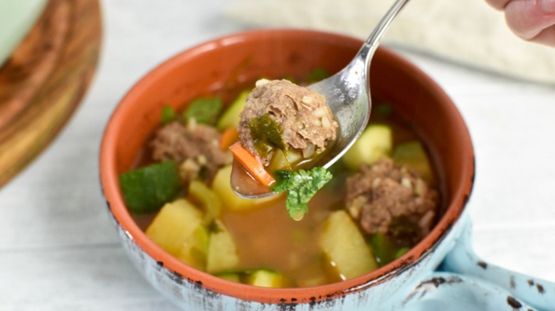 Transform Your Garden's Harvest And Ground Beef Into Filling Mexican-Style Soup