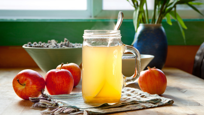 steamed apple juice