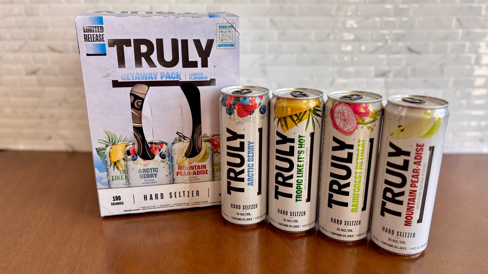 Review: Truly's Getaway Pack Puts A Tropical Spin On Classic Hard Seltzer Flavors - Tasting Table