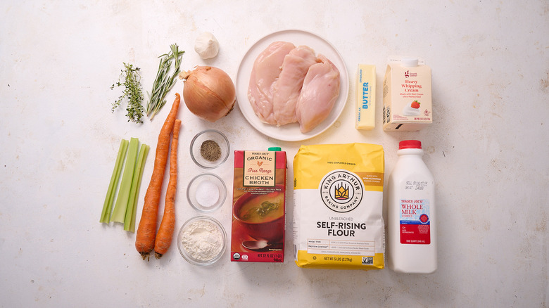 ingredients on a table