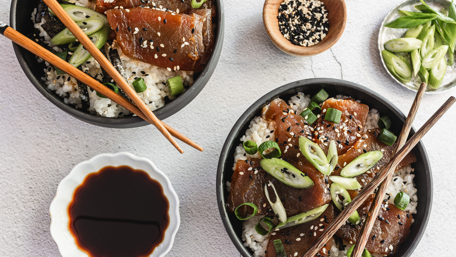 Tuna Donburi Rice Bowl Recipe