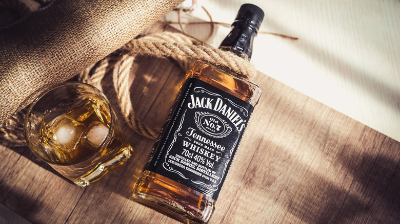 Bottle of Jack Daniel's whiskey