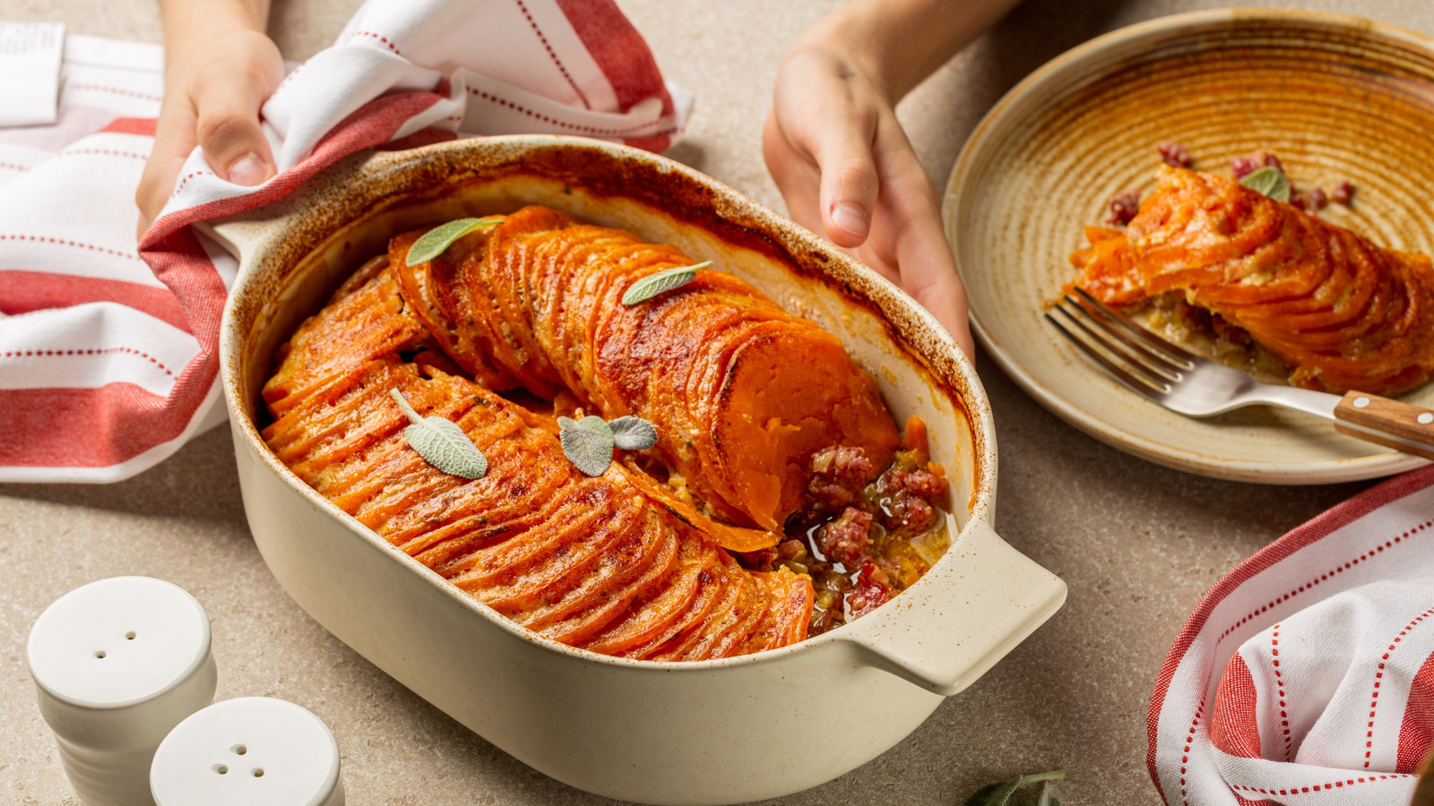 Turn Your Sweet Potato Casserole Savory With 2 Bold Ingredients - Tasting Table