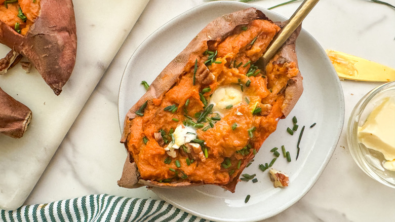 Twice-Baked Sweet Potatoes Recipe