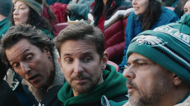 Matthew McConaughey and Bradley Cooper in the 2026 Uber Eats Super Bowl LX ad