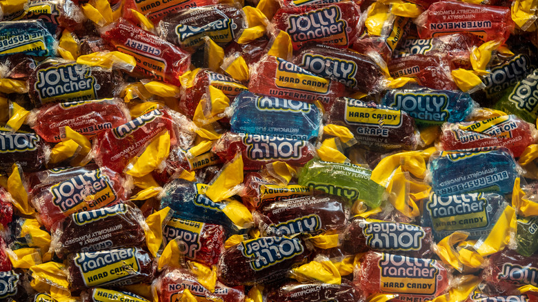 pile of jolly ranchers