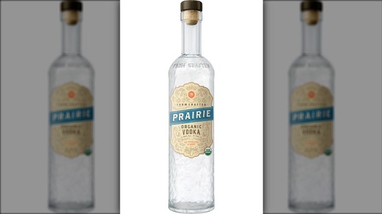 Bottles of Prairie Organic Vodka