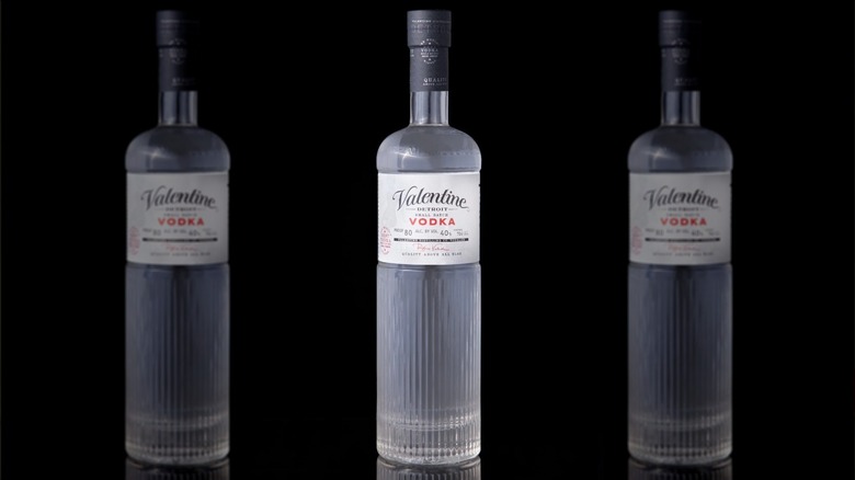 Bottle of Valentine Vodka