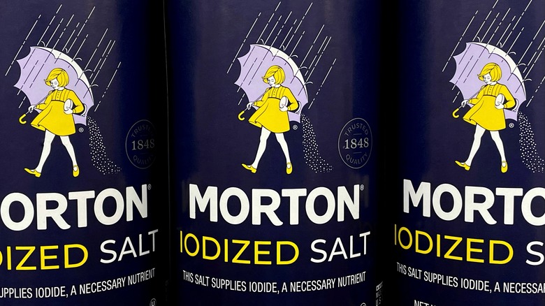 Morton salt containers