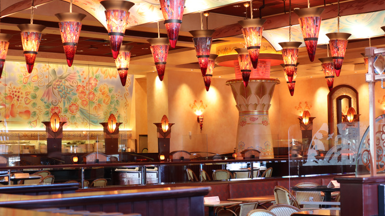Interior of The Cheesecake Factory restaurant