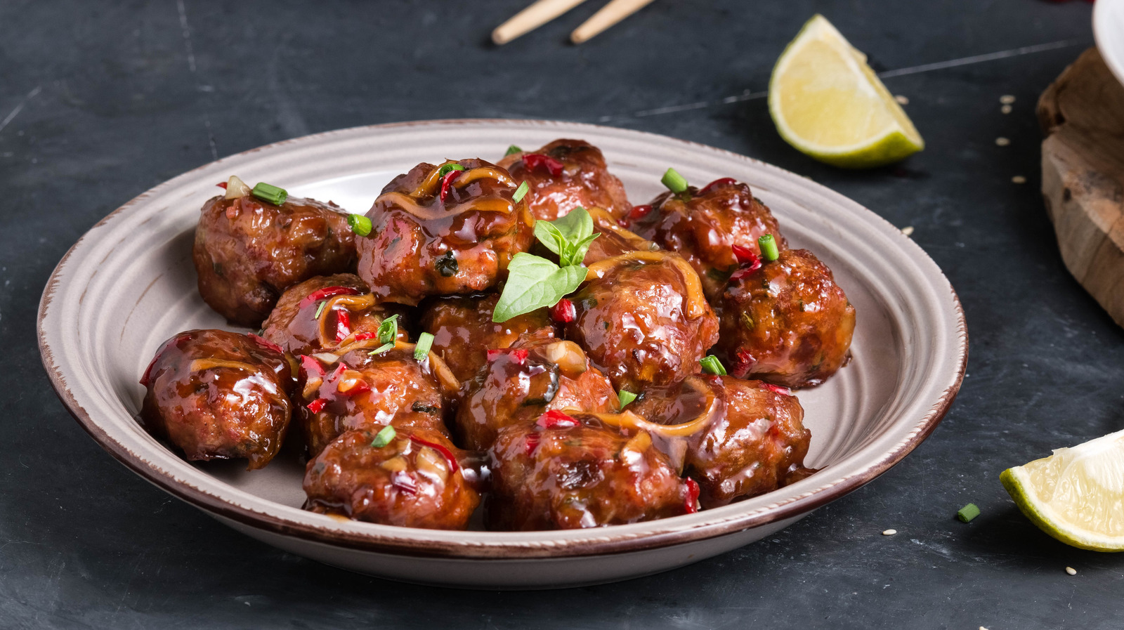 Upgrade Cocktail Meatballs With A Simple Glaze Of Sweet Chili Sauce