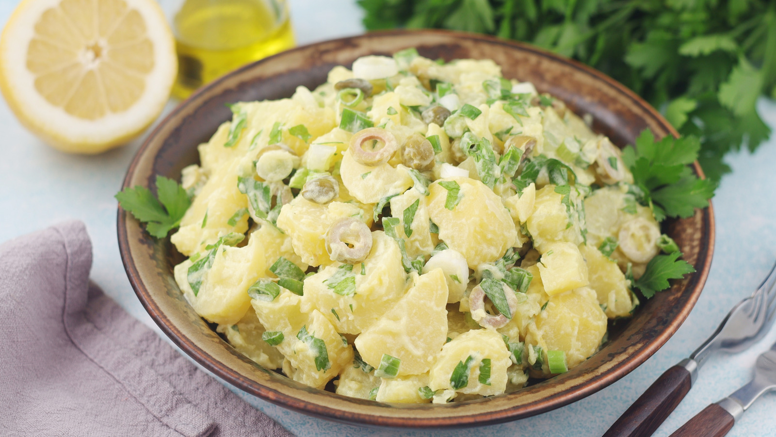 Outshine Plain Old Potato Salad By Adding This Staple Italian Sauce