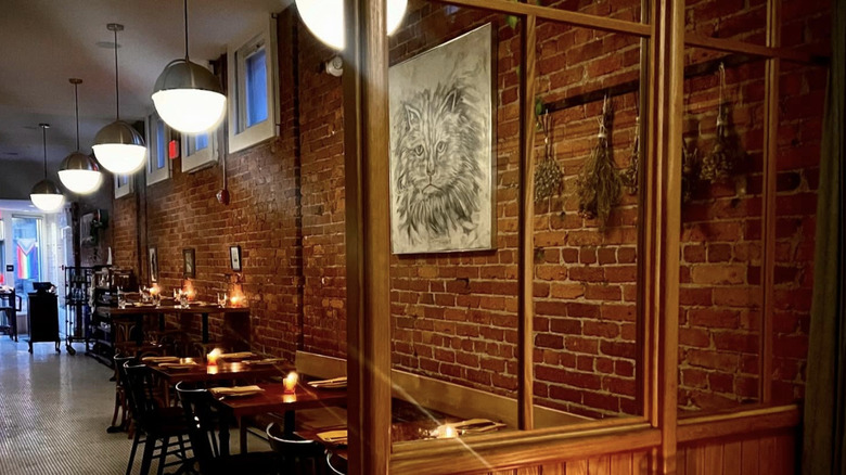 The interior of Ellē in Washington, D.C.