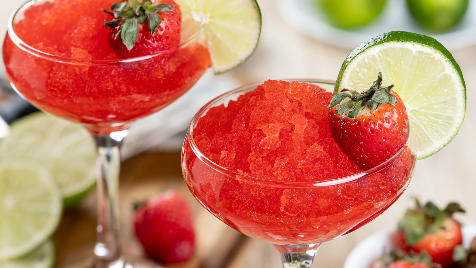 Use Frozen Strawberries Over Fresh When Making Daiquiris