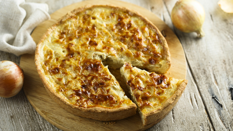 cheesy baked quiche