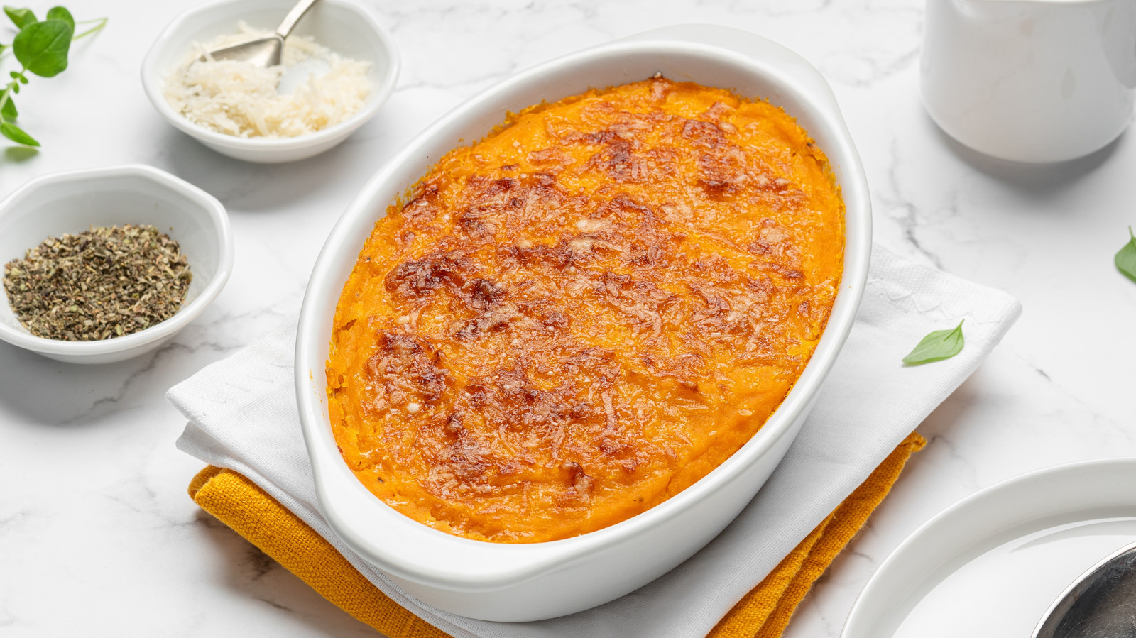Use This Ruth's Chris Topping To Make Sweet Potato Casserole Disappear Fast - Tasting Table