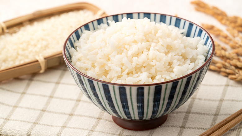 A bowl of cooked rice