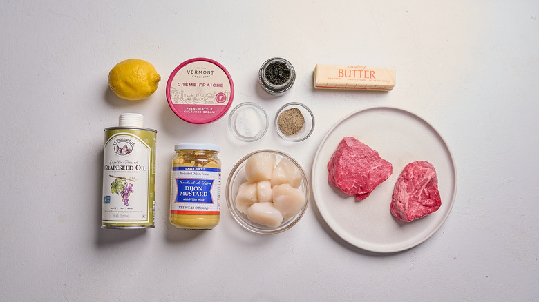 ingredients on a table