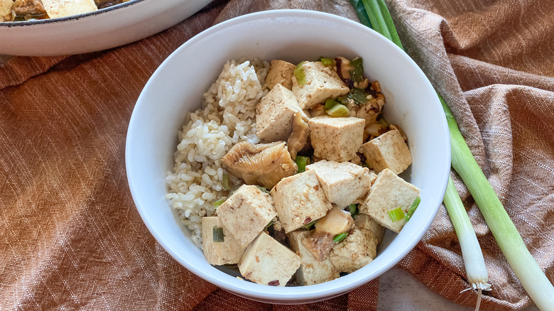 vegetarian mapo tofu single serving